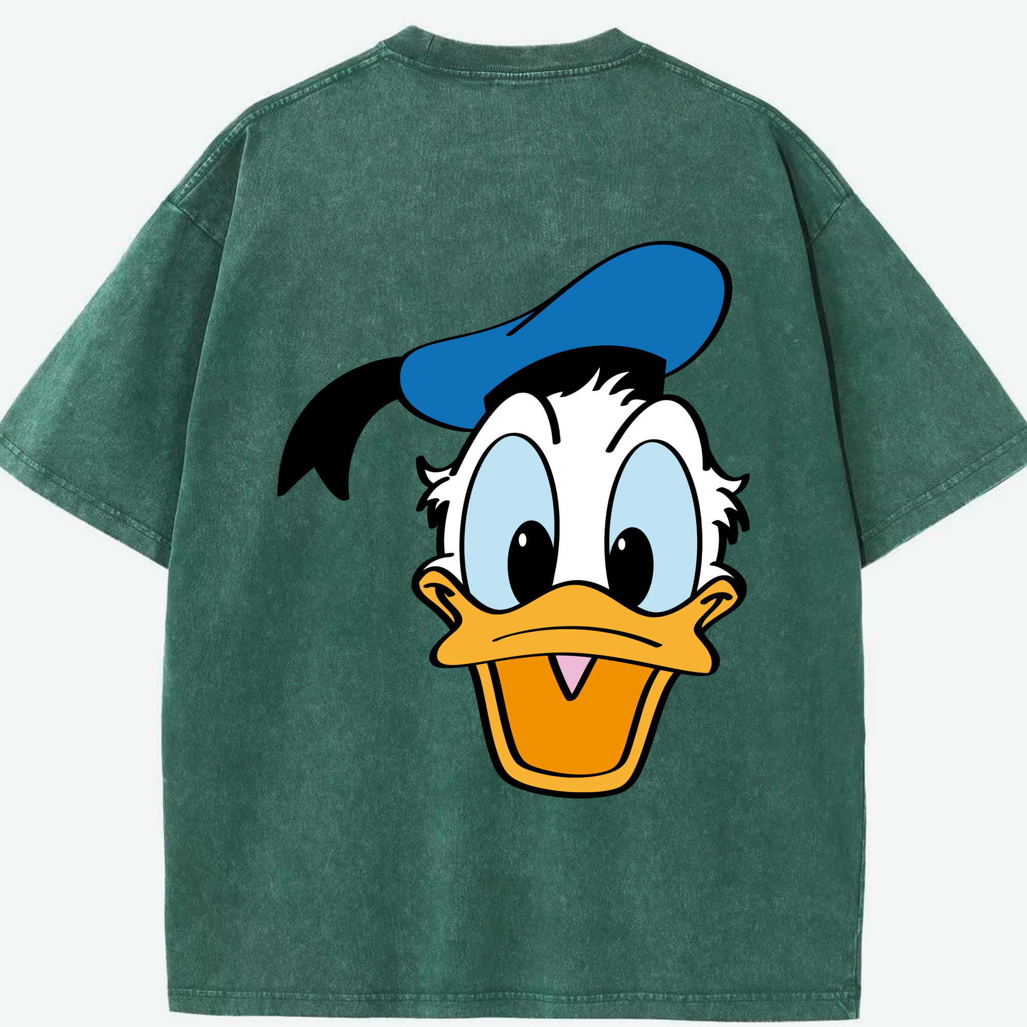 （画像用） ミッキーマウス Mickey Mouse 綿100% ヴィンテージ風 半袖Tシャツ（背面プリント）